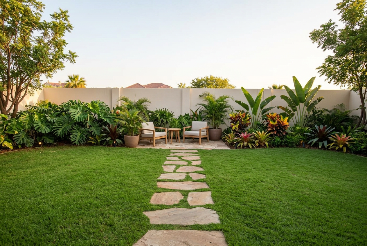 Landscape transformation after completion by Bloom In Green