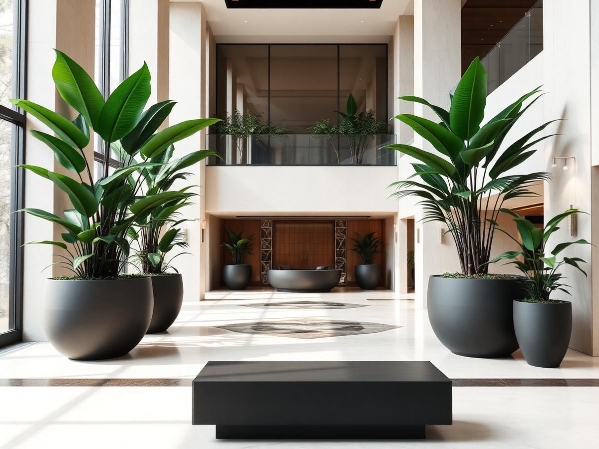 Atrium Specimen & Container Styling
